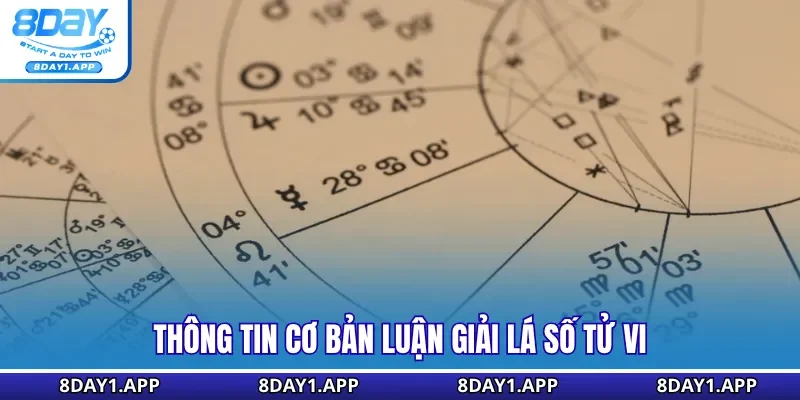 Thông tin cơ bản luận giải lá số tử vi 